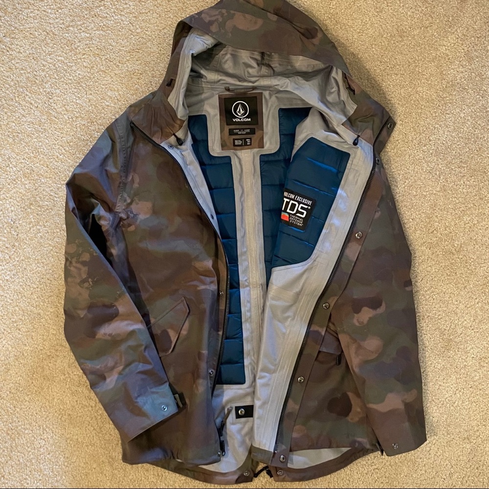 NWOT Volcom Lane TDS Snowboard Hoodie Jacket